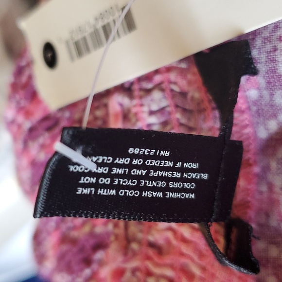 Aqua Brand PINK Floral Print Mini Sheathdress - Picture 11 of 12